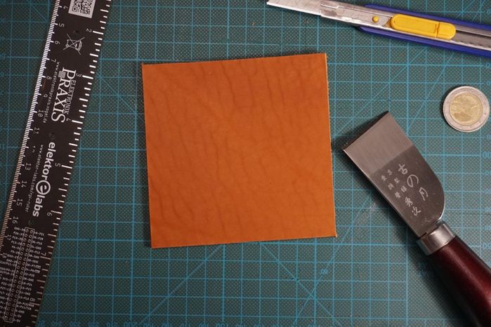 手工制作个性化皮质杯垫教程，附3D打印印章技巧-第4张图片-趣作屋