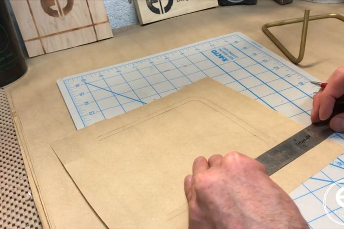 手工制作极简风皮革黄铜桌面钟教程-第10张图片-趣作屋