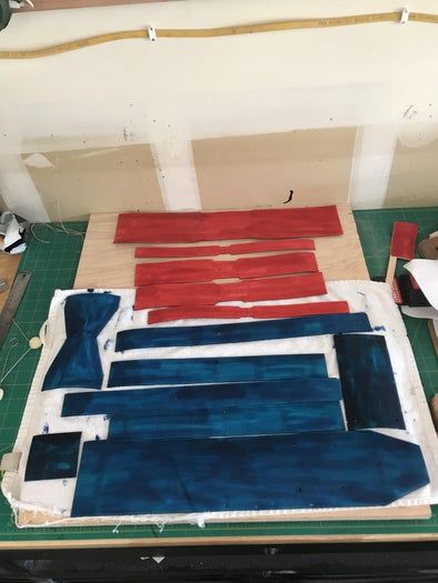手工打造个性皮革工具包教程，附模板制作与染色技巧-第13张图片-趣作屋