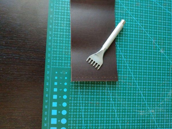手工制作圆柱形皮革收纳套教程，简单实用的DIY方法-第8张图片-趣作屋