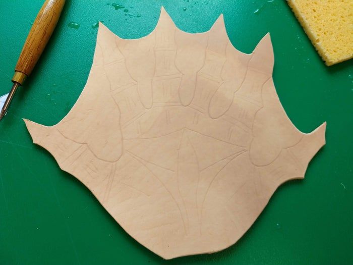 创意手工DIY：外星人手造型皮革托盘制作教程-第14张图片-趣作屋
