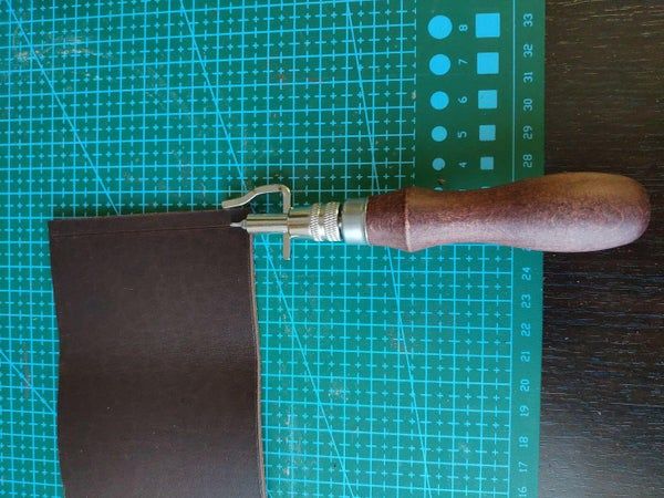 手工制作圆柱形皮革收纳套教程，简单实用的DIY方法-第7张图片-趣作屋