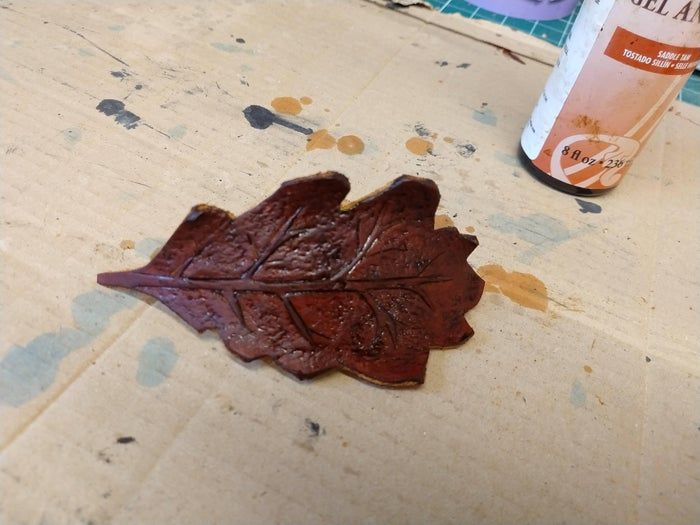 手工制作橡树叶造型发夹教程，零成本打造个性配饰-第22张图片-趣作屋