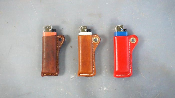 手工制作皮质打火机套教程，实用又帅气-第48张图片-趣作屋