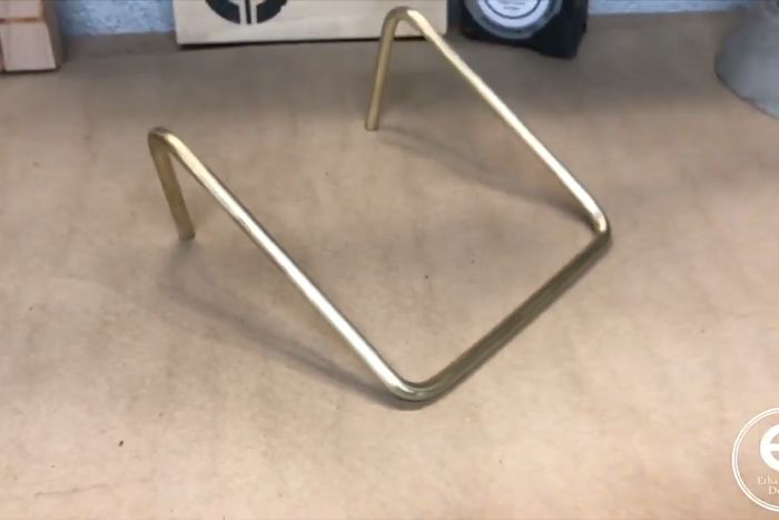 手工制作极简风皮革黄铜桌面钟教程-第8张图片-趣作屋