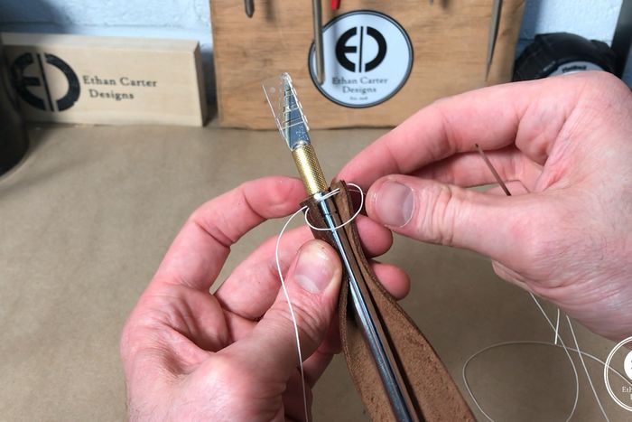 手工皮具缝法教程：3种超实用针法详解-第10张图片-趣作屋