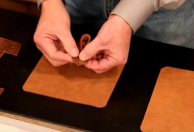 新手也能学会的皮具隔热垫手工制作教程-第10张图片-趣作屋