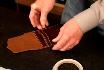 新手必看！翻盖小包手工皮具制作教程-第20张图片-趣作屋