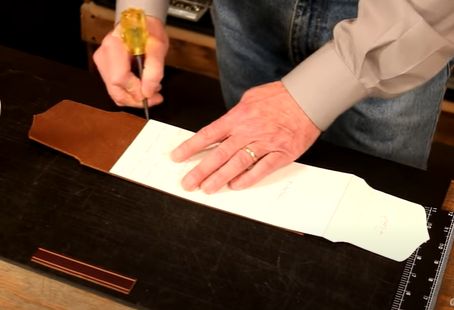 新手必看！翻盖小包手工皮具制作教程-第16张图片-趣作屋