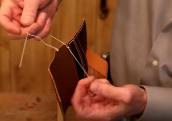 新手必看！翻盖小包手工皮具制作教程-第31张图片-趣作屋