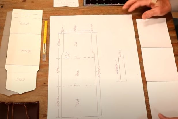 新手必看！翻盖小包手工皮具制作教程-第2张图片-趣作屋