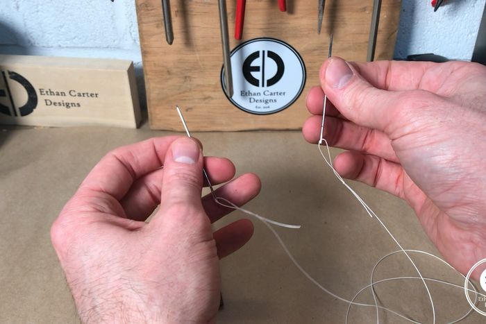 手工皮具缝法教程：3种超实用针法详解-第9张图片-趣作屋