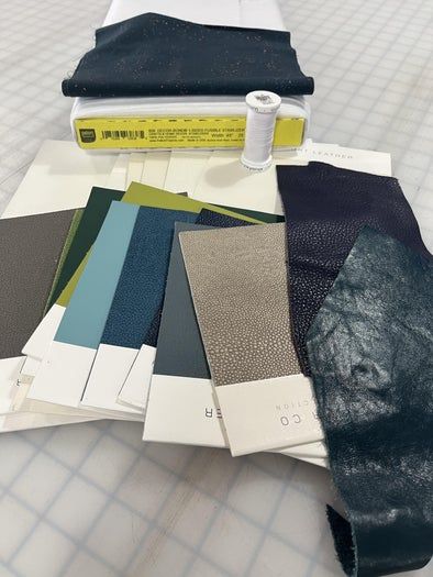 用皮革边角料手工制作拼布包教程-第2张图片-趣作屋