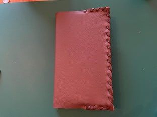 超简单手工皮革笔记本制作教程，环保又个性！-第17张图片-趣作屋