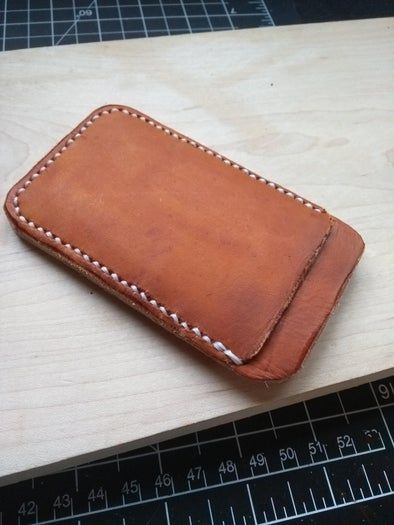 手工制作简约皮革钱包教程-第13张图片-趣作屋