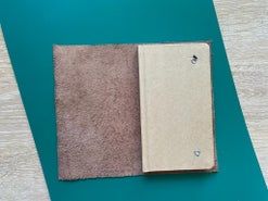 超简单手工皮革笔记本制作教程，环保又个性！-第7张图片-趣作屋