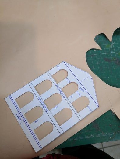 手工皮艺教程：用植鞣革自制罗马斗兽场风纸巾盒-第8张图片-趣作屋