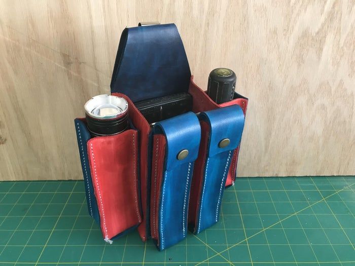 手工打造个性皮革工具包教程，附模板制作与染色技巧-第1张图片-趣作屋