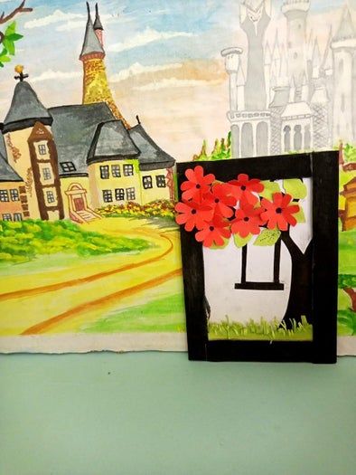 手工迷你墙面装饰教程：用纸板制作回忆主题装饰-第25张图片-趣作屋