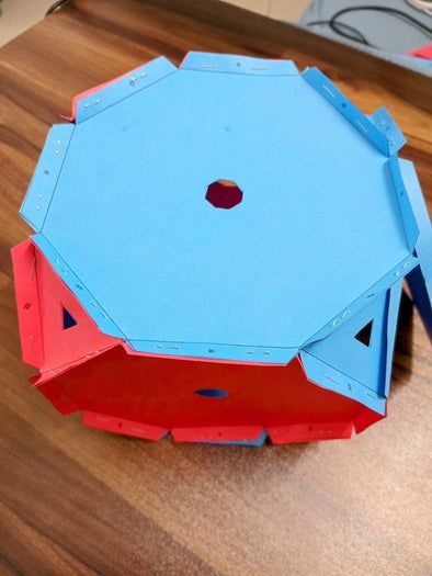 手工制作阿基米德灯笼,截断立方体几何灯DIY教程-第7张图片-趣作屋 手工制作阿基米德灯笼,截断立方体几何灯DIY教程-第7张图片-趣作屋