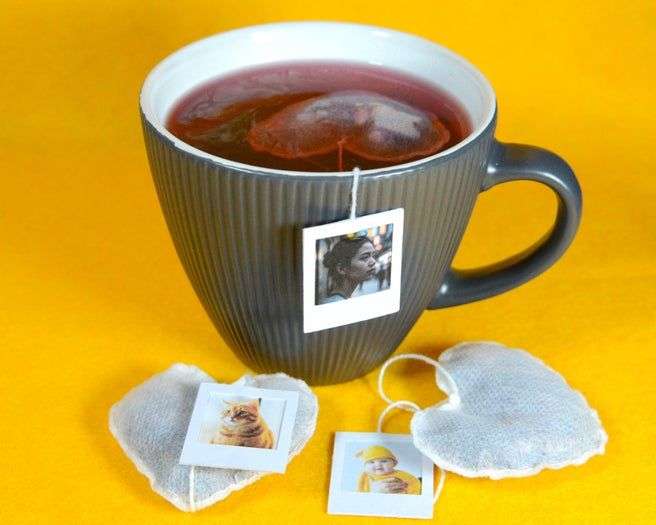 手工制作心形茶包加拍立得标签，自制创意情人节礼物教程-第3张图片-趣作屋