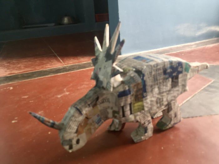 亲子手工DIY：低成本制作三角龙玩具全教程-第50张图片-趣作屋