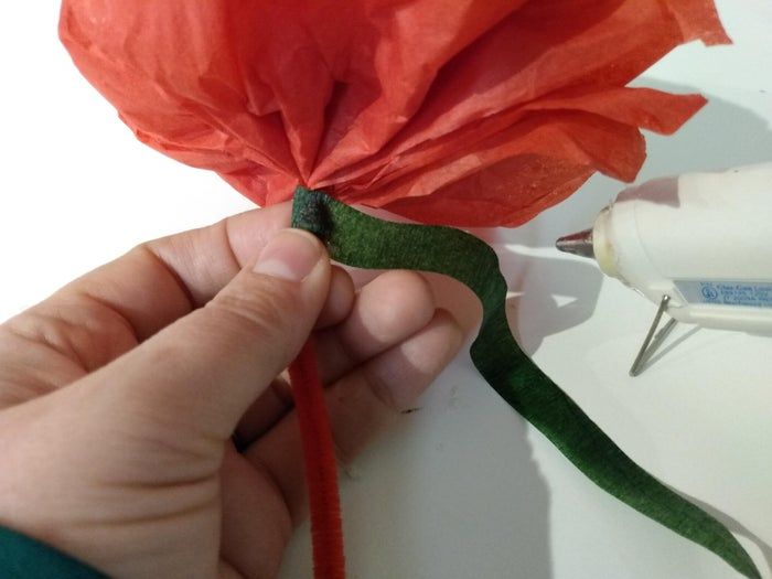 超简单手工纸罂粟花制作教程-第12张图片-趣作屋