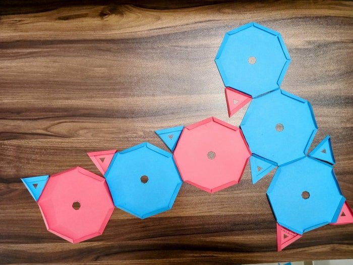 手工制作阿基米德灯笼,截断立方体几何灯DIY教程-第4张图片-趣作屋 手工制作阿基米德灯笼,截断立方体几何灯DIY教程-第4张图片-趣作屋