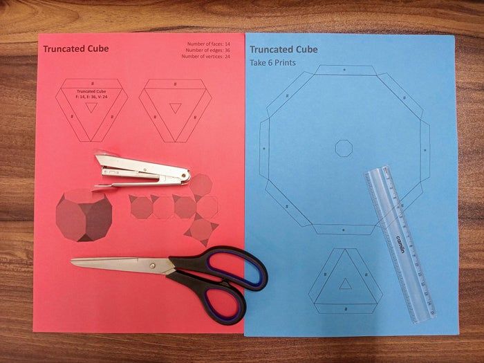 手工制作阿基米德灯笼,截断立方体几何灯DIY教程-第3张图片-趣作屋 手工制作阿基米德灯笼,截断立方体几何灯DIY教程-第3张图片-趣作屋