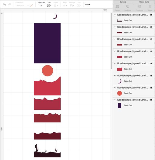 用Cricut Explore Air制作分层风景画的完整教程-第16张图片-趣作屋