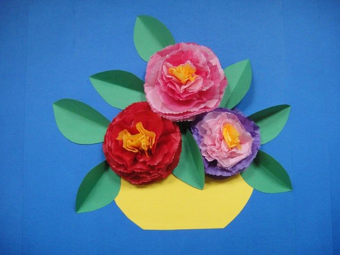 超简单蓬松花朵手工制作教程，孩子也能轻松上手-第1张图片-趣作屋