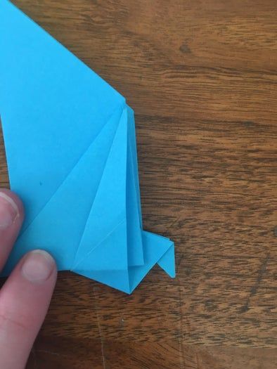 超简单折纸飞鸟教程,零基础也能轻松学会-第12张图片-趣作屋
