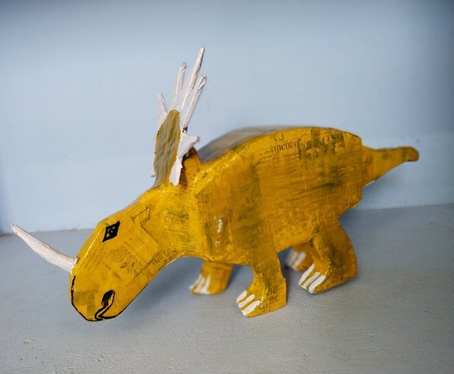 亲子手工DIY：低成本制作三角龙玩具全教程-第3张图片-趣作屋