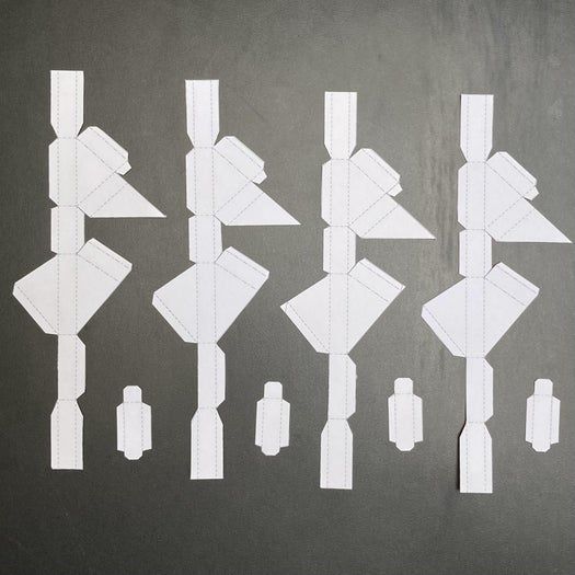 用A4纸手工制作会动的小马，超有趣机械手工教程-第7张图片-趣作屋