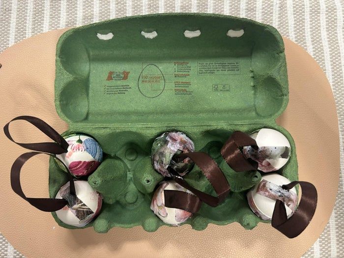 用旧餐巾纸低成本DIY复活节彩蛋,简单又有趣的手工制作教程-第17张图片-趣作屋 用旧餐巾纸低成本DIY复活节彩蛋,简单又有趣的手工制作教程-第17张图片-趣作屋