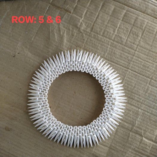 超详细折纸手工教程：零成本制作水果和碗的模块化创意折纸-第54张图片-趣作屋