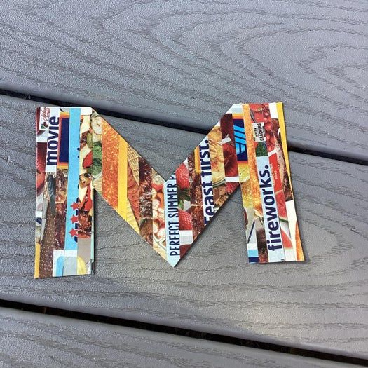 用旧报纸杂志DIY彩色字母手工教程-第19张图片-趣作屋 用旧报纸杂志DIY彩色字母手工教程-第19张图片-趣作屋