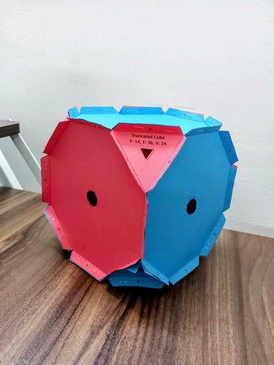 手工制作阿基米德灯笼,截断立方体几何灯DIY教程-第6张图片-趣作屋 手工制作阿基米德灯笼,截断立方体几何灯DIY教程-第6张图片-趣作屋