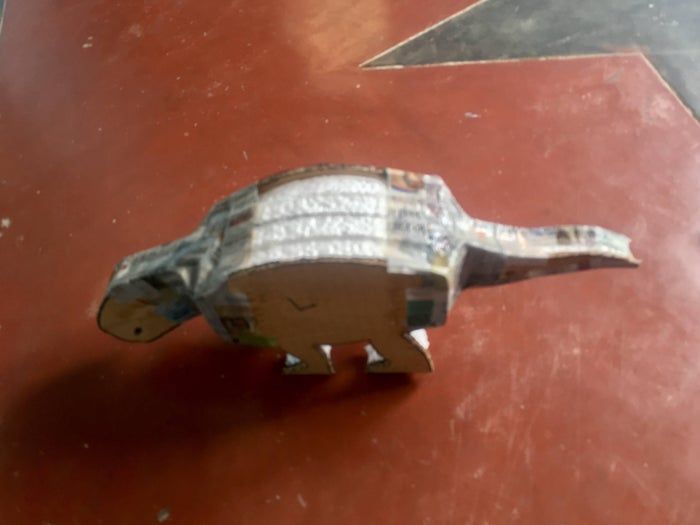 亲子手工DIY：低成本制作三角龙玩具全教程-第39张图片-趣作屋