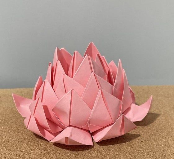 超简单折纸睡莲教程，零基础也能轻松学会-第15张图片-趣作屋