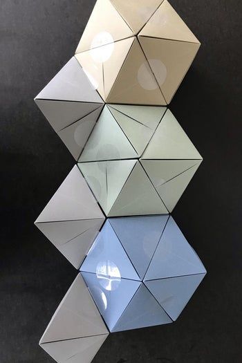 用A4纸手工制作菱形十二面体星状模型教程-第13张图片-趣作屋 用A4纸手工制作菱形十二面体星状模型教程-第13张图片-趣作屋