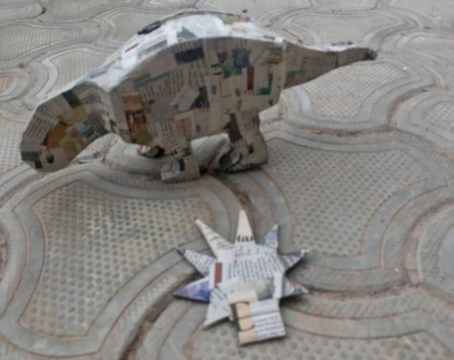 亲子手工DIY：低成本制作三角龙玩具全教程-第44张图片-趣作屋