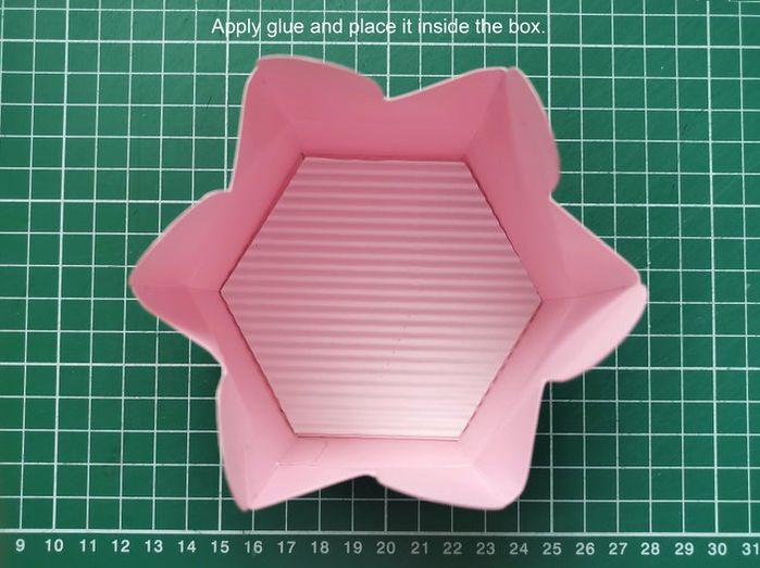 超简单六边形手工礼盒制作教程，附模板和详细步骤-第15张图片-趣作屋