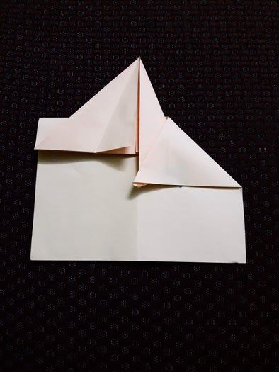 超简单F-15纸飞机折法教程,一扔能飞9米远-第12张图片-趣作屋 超简单F-15纸飞机折法教程,一扔能飞9米远-第12张图片-趣作屋