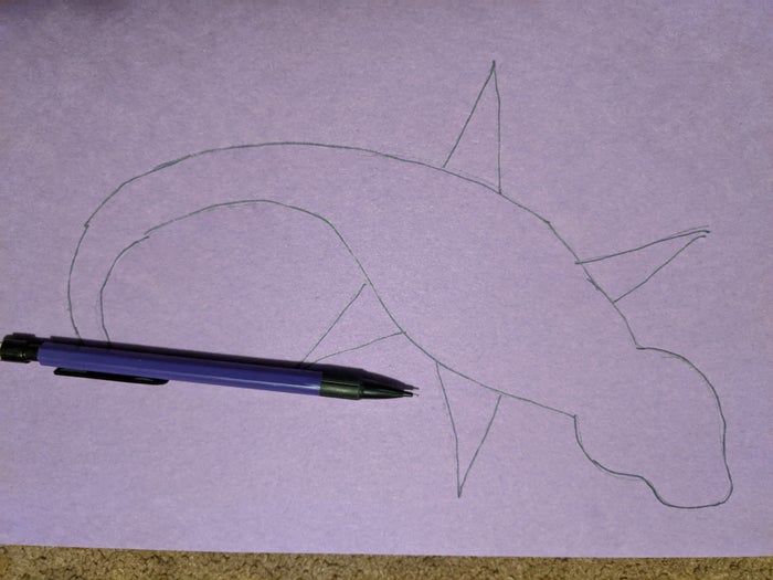 手工制作暴躁小壁虎教程-第4张图片-趣作屋