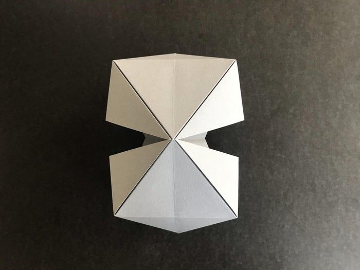 用A4纸手工制作菱形十二面体星状模型教程-第7张图片-趣作屋 用A4纸手工制作菱形十二面体星状模型教程-第7张图片-趣作屋
