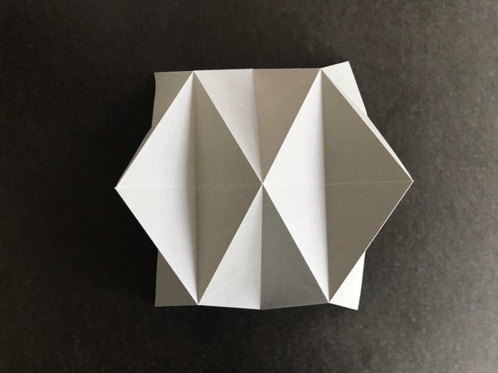 用A4纸手工制作菱形十二面体星状模型教程-第6张图片-趣作屋 用A4纸手工制作菱形十二面体星状模型教程-第6张图片-趣作屋