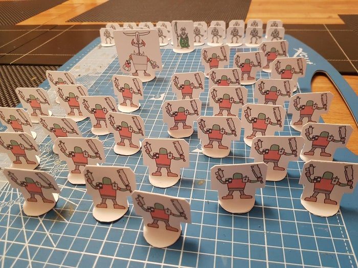 低成本手工制作战锤40K纸模型教程-第8张图片-趣作屋