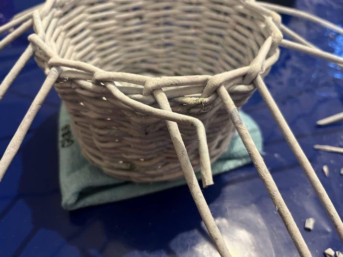 用旧报纸做手工编织篮子教程，简单易学环保又实用-第47张图片-趣作屋