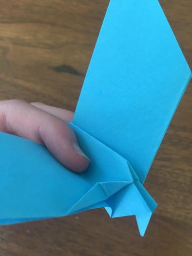 超简单折纸飞鸟教程,零基础也能轻松学会-第13张图片-趣作屋
